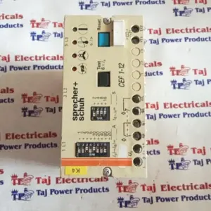 Sprecher + Schuh Cef1-12 Electronic Motor Protection Relay