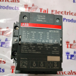 Abb Contactor Af116-30 116A 3P Coil 100-250A Ac
