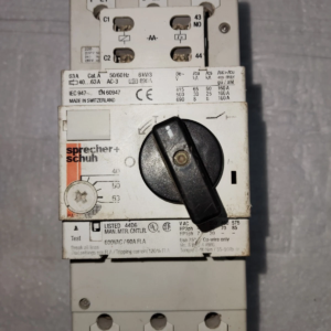 Sprecher+Schuh Kta3-100 40 To 63A 3P Mpcb Superior Quality Product