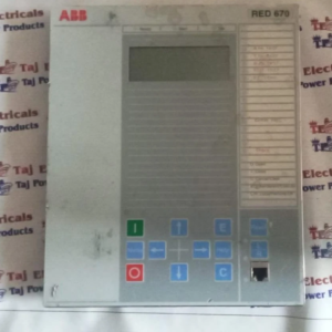 Abb Red 670 Industrial Relay Display Only For Parts